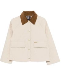 Barbour - Quilted Corduroy-Collar Jacket - Lyst