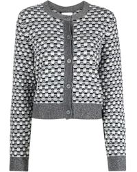Barrie - Graphic-print Cardigan - Lyst