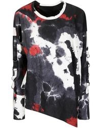 Limi Feu - Asymmetrical Frayed Top - Lyst