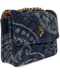 Kurt Geiger - Micro Kensington Paisley Quilted Cross Body Bag - Lyst