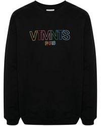 VTMNTS - Logo-print Crew-neck Sweatshirt - Lyst