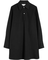 Jil Sander - Wool Polo Dress - Lyst