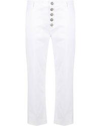 Dondup - Straight-leg Cropped Trousers - Lyst