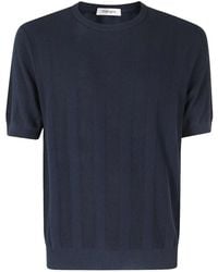 Kangra - Ribbed Short-Sleeve T-Shirt - Lyst