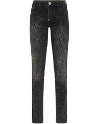 Philipp Plein - Crystal-Embellished Jeans - Lyst