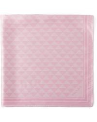 Prada - Jacquard Silk Scarf 90X90 - Lyst