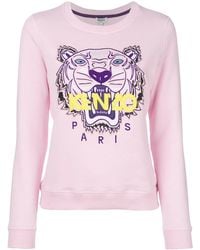 KENZO - Embroidered Tiger Sweatshirt - Lyst