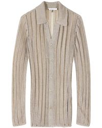 Patrizia Pepe - Long-Sleeved Knitted Button Top - Lyst