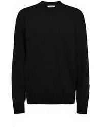 Laneus - Ribbed-Trim Sweater - Lyst