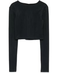 Parlor - Open-Back Long-Sleeve Top - Lyst