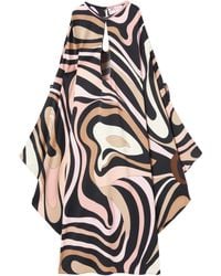PUCCI - Kleid Mit Marmo-Print - Lyst