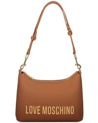 Love Moschino - Logo Lettering Shoulder Bag - Lyst