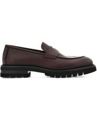 Ferragamo - Saddle-Strap Penny Loafers - Lyst
