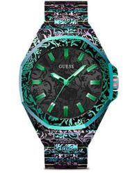 Guess USA - Iridescent Recycled Steel 46mm - Lyst
