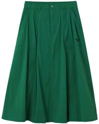 Chocoolate - Jupe Évasée À Coupe Verte - Lyst