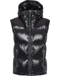 Balmain - Puffer Hooded Sleeveless Jacket - Lyst