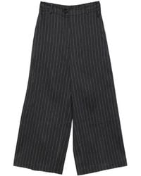 SOH - Pinstripe-Pattern Pants - Lyst