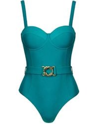 SOFIA ERHAN - Belted Underwired Swimsuit - Lyst