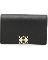 Loewe - Anagram Leather Card Case - Lyst