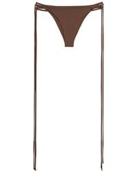 Blumarine - Tie Bikini Bottoms - Lyst