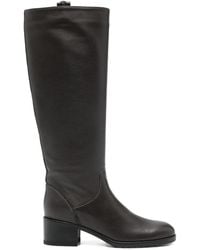 Doucal's - Zip 50Mm Calf Leather Boots - Lyst
