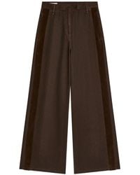 Dries Van Noten - Stripe-Details Denim Trousers - Lyst