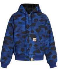 A Bathing Ape - Camouflage-Print Hooded Jacket - Lyst