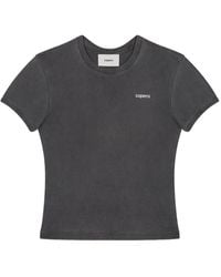 Coperni - Logo-Print Cropped T-Shirt - Lyst