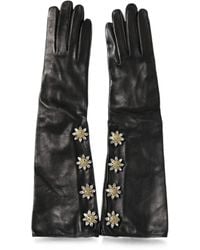 Dolce & Gabbana - Crystal-Embellished Gloves - Lyst