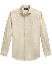Polo Ralph Lauren - Striped Embroidered-Logo Shirt - Lyst