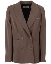 Peserico - Double-Breasted Jacket - Lyst