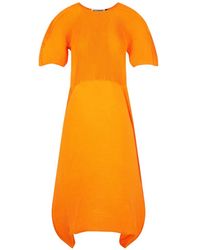 Melitta Baumeister - Pleated Curved-Hem Dress - Lyst