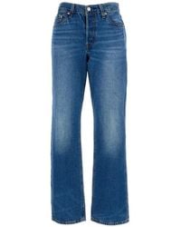 Levi's - Five-Pocket Faded Jeans - Lyst