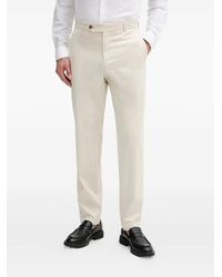 BOSS - Pressed-Crease Trousers - Lyst