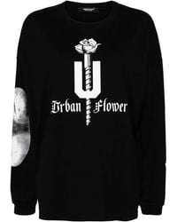 Undercover - T-Shirt A Maniche Lunghe Con Stampa Grafica - Lyst
