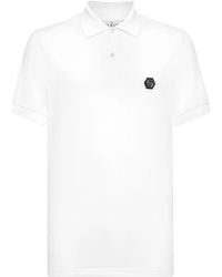 Philipp Plein - Poloshirt Met Skull & Bones Print - Lyst