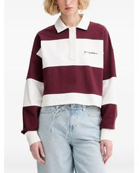 Marc O' Polo - Striped Long-Sleeve Polo Shirt - Lyst