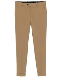 Rrd - Button-Fastening Slim-Fit Trousers - Lyst