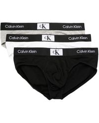 Calvin Klein - 3-Pack Logo-Waistband Briefs - Lyst
