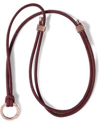 Brunello Cucinelli - Alcantara Glasses Cord With Monili - Lyst