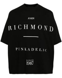 John Richmond - Logo-Print Cotton T-Shirt - Lyst