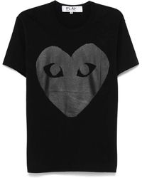 COMME DES GARÇONS PLAY - Play Graphic Print T-shirt - Lyst