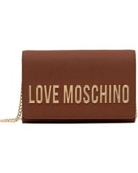 Love Moschino - Logo-Lettering Shoulder Bag - Lyst