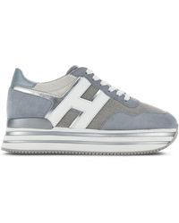 Hogan - H483 Leather Platform Sneakers - Lyst