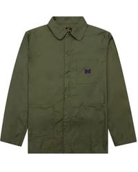 Needles - Butterfly Embroidered Coverall Jacket - Lyst