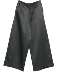 Psophia - Satin Wide-Leg Trousers - Lyst