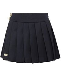 Philipp Plein - Plissé Mini Skirt - Lyst