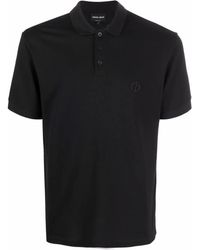 Giorgio Armani - Piquet Cotton Polo Shirt - Lyst