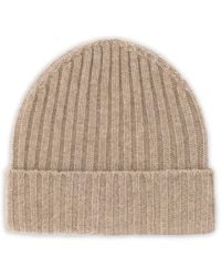 BOGGI - Gerippte Kaschmirbeanie - Lyst