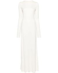 TOTEME - Long-Sleeve Jersey Maxi Dress - Lyst
